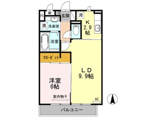 サンハウス　Ｃ棟の物件間取画像